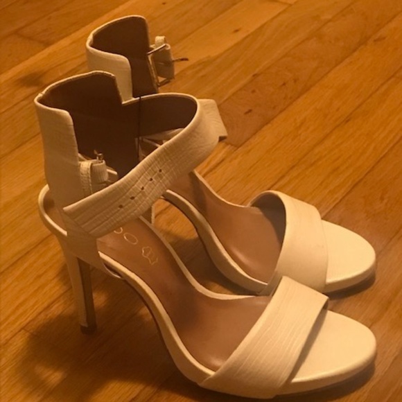 Aldo Shoes - White sandles